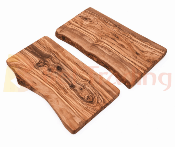 Olive Wood Cutting Board Live Edge Rectangular