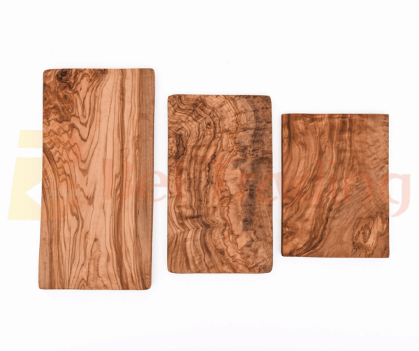 Olive Wood Cutting Board Live Edge Rectangular