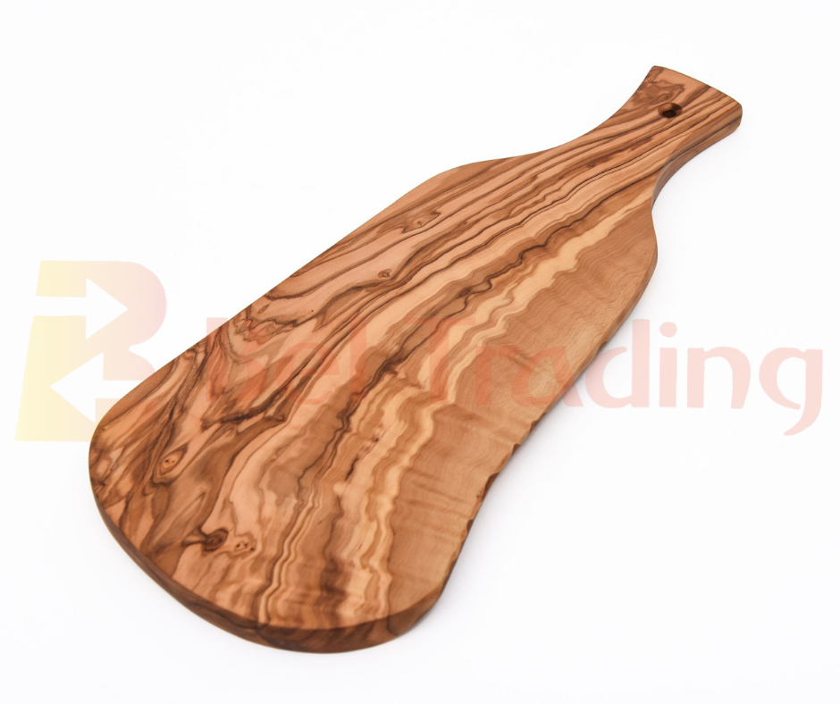 Olive Wood Cutting Board with Handle- Charcuterie Board