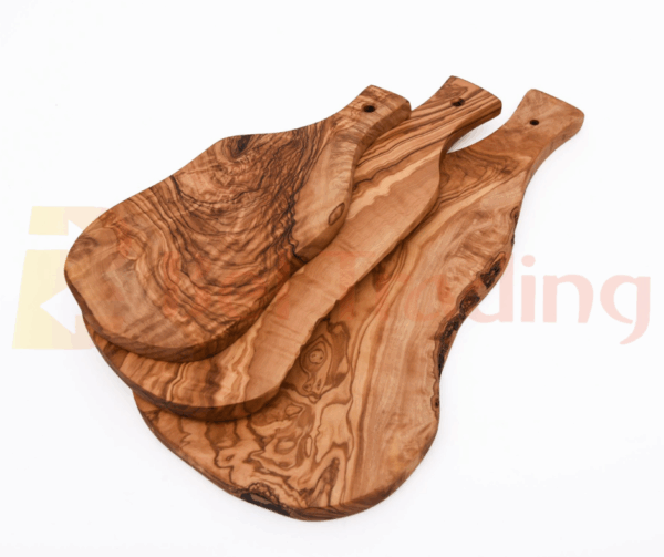 Olive Wood Cutting Board with Handle- Charcuterie Board