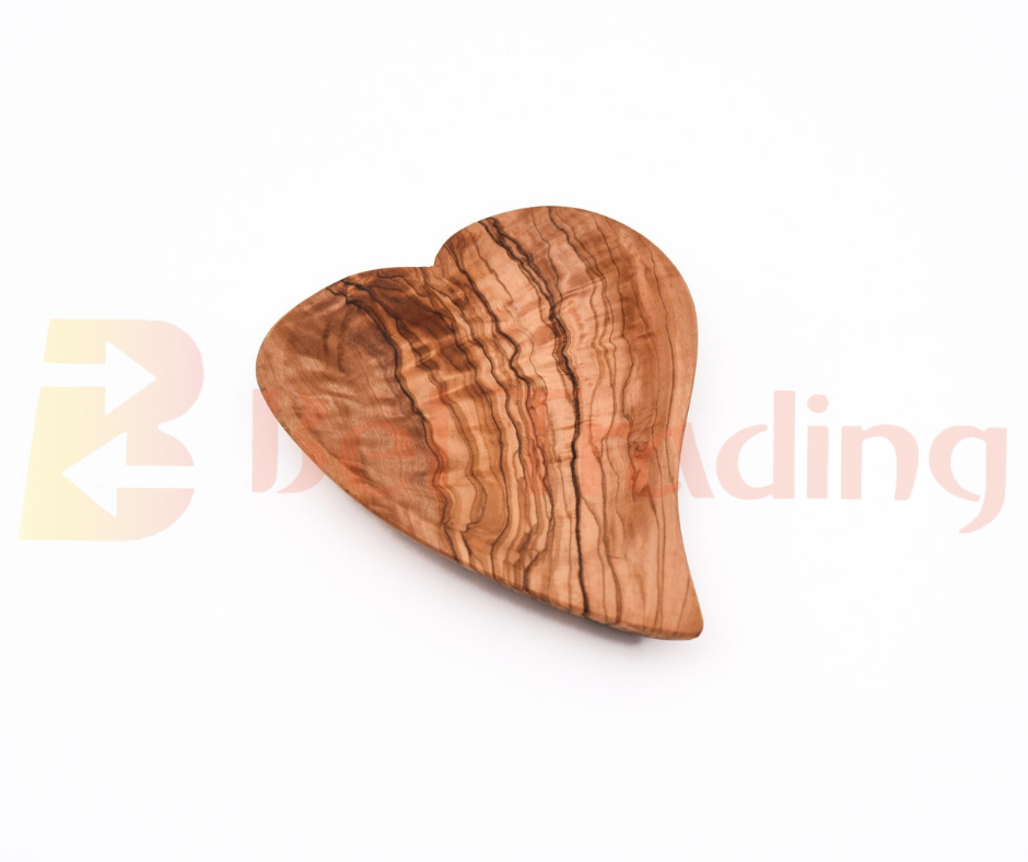 Olive Wood Dish – Heart Shaped