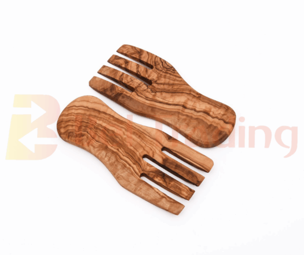Olive Wood Serving Hands