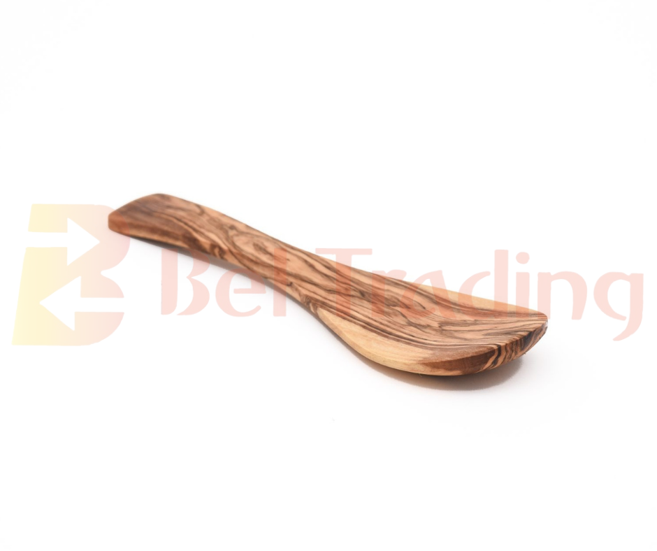 Olive Wood Rice Spatula – Perfect for Precise Scooping