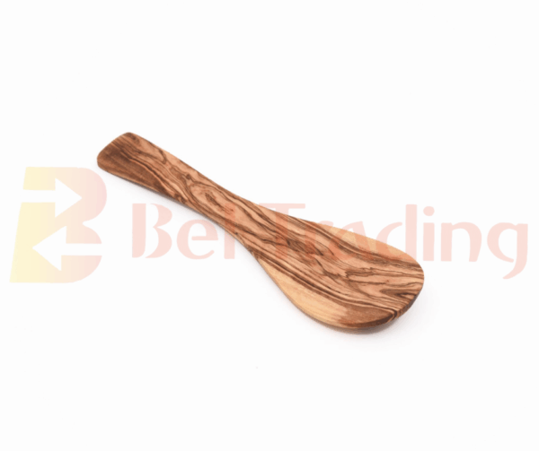 Olive Wood Rice Spatula – Perfect for Precise Scooping