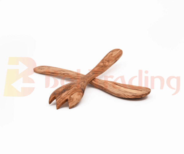 Olive Wood Salad Servers-Serving set