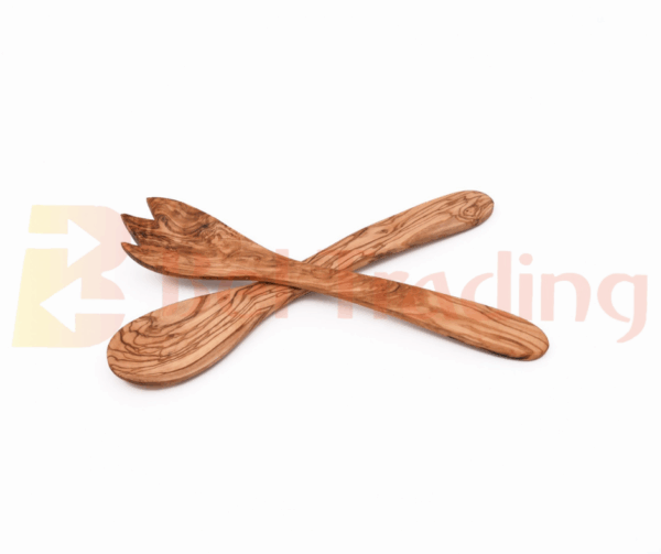 Olive Wood Salad Servers-Serving set