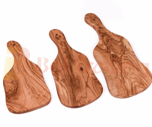 Olive Wood Serving-Cutting Board with Handle
