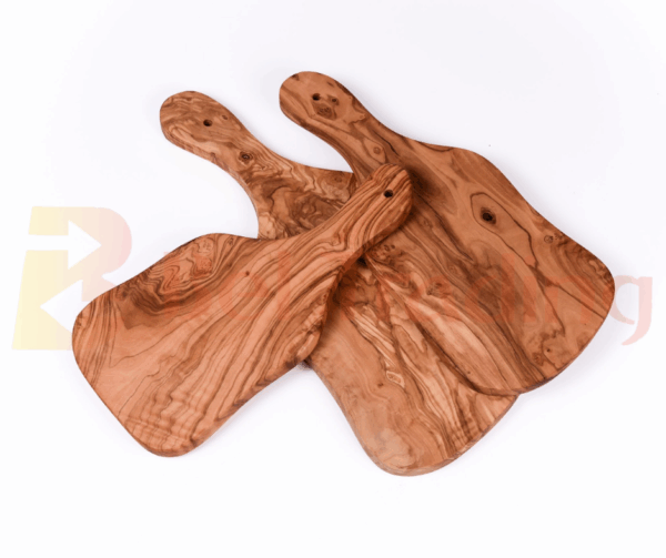 Olive Wood Serving-Cutting Board with Handle