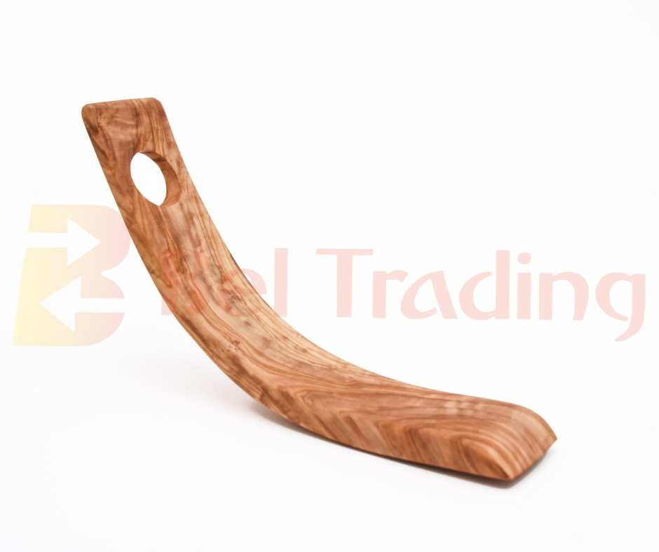 Olive Wood Wine Bottle Holder  