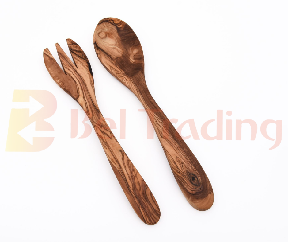 Olivewood Salad Servers- Kitchen Design