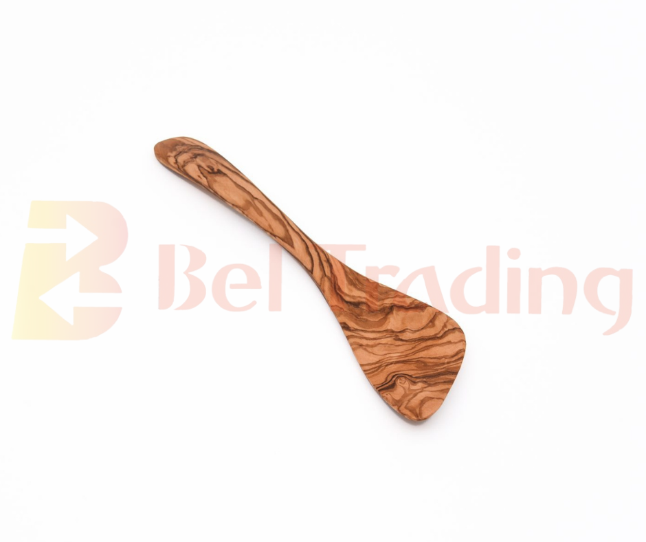 Olive Wood Angled Head Spatula
