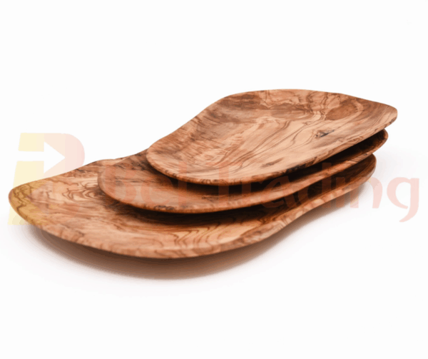 Olive Wood Bent Plate