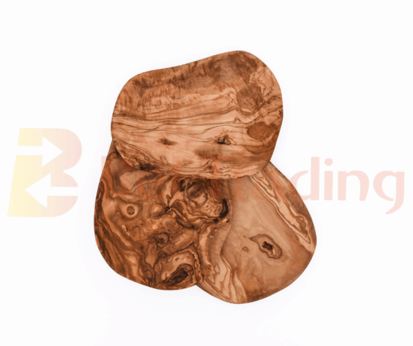 Olive Wood Bent Plate