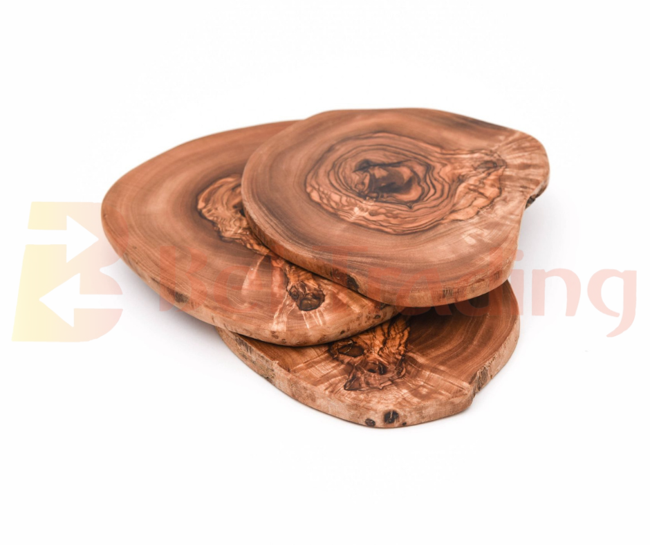 Olive Wood Coaster – Rustic Elegance for Your Table