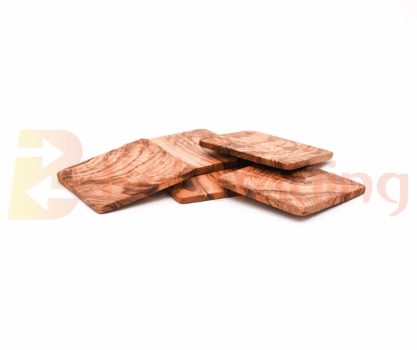 Olive Wood Coasters-Square